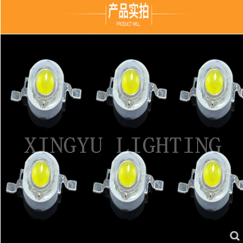 10pcs 1W LED 3W High Power LED Chip Light Beads Cold White Warm White Red Green Blue Yellow For SpotLight Downlight Lamp Bulb