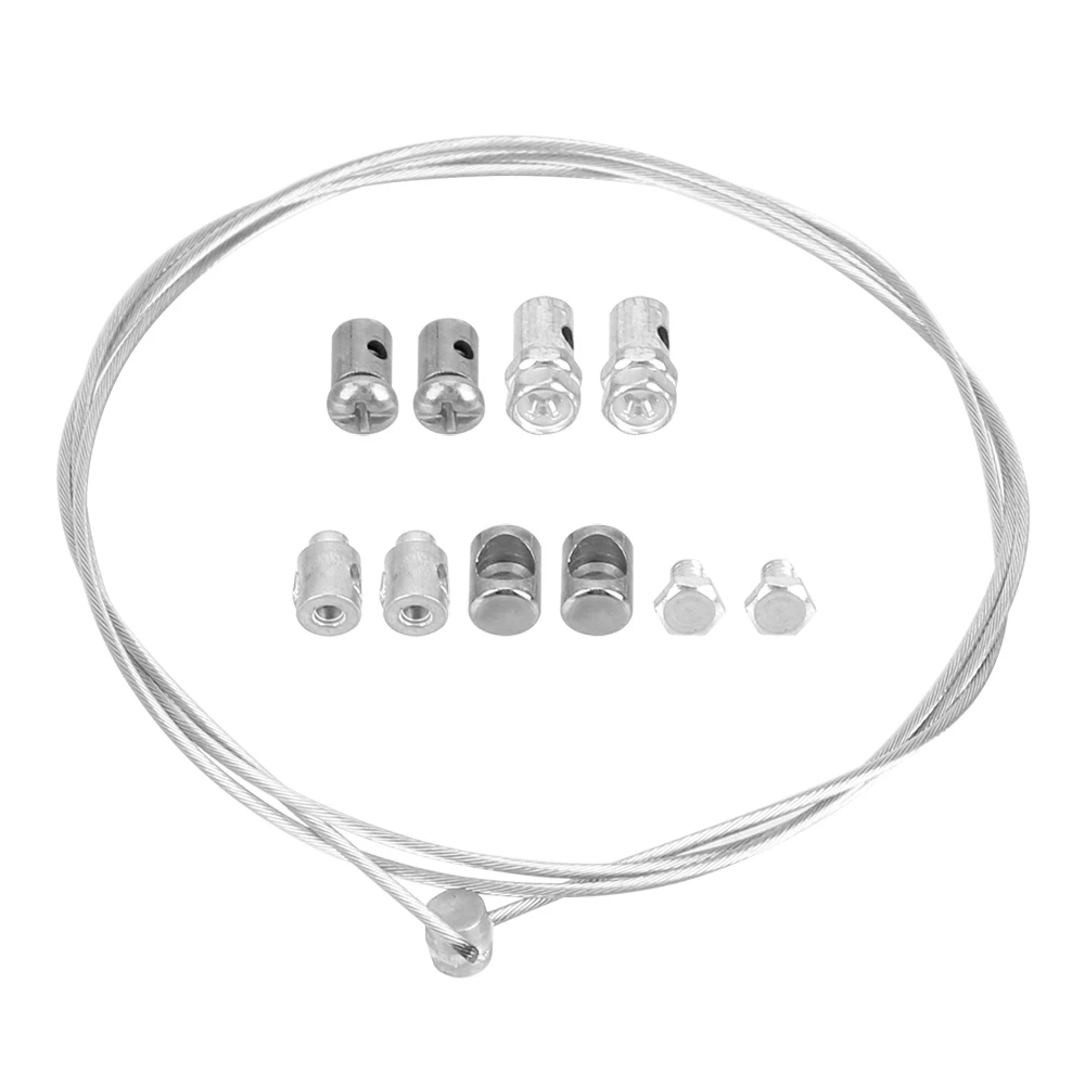 Universal Motorcycle Emergency Throttle Cable Steel Wire Repair Kit Motorbike Replacement for SUZUKI KAWASAKI HONDA