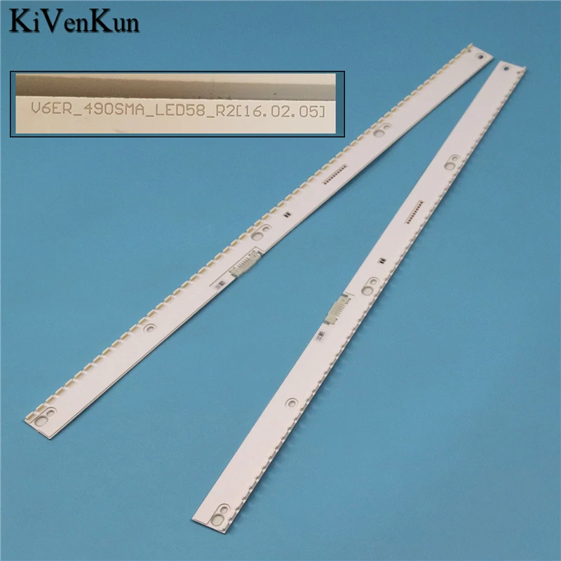 

TV Lamp Kits LED Backlight Strips For Samsung UN49KU7000F UN49KU700DF UN49KU7500F UN49KU750DF UN49LS003AF LED Bars Bands Rulers