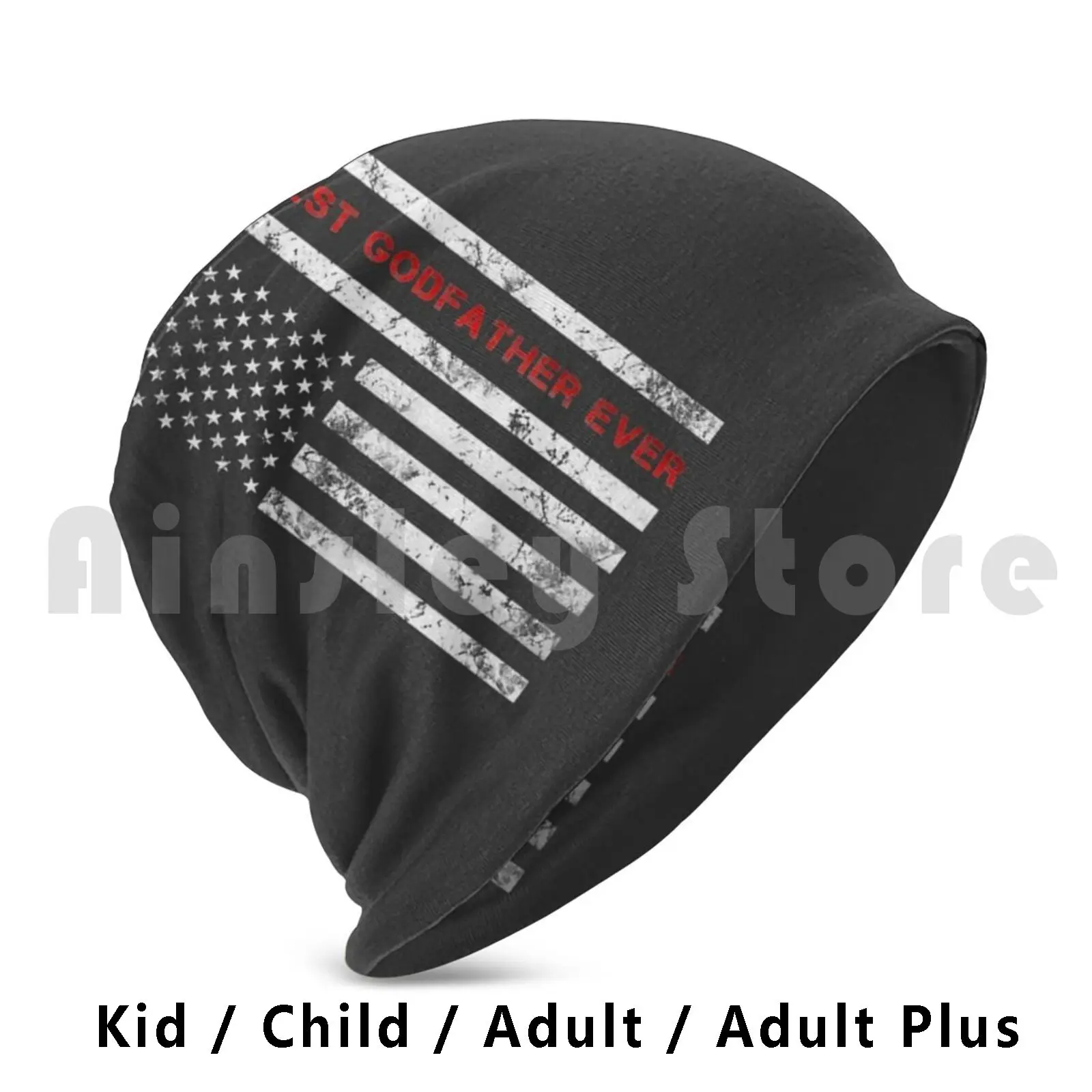 Best Godfather Ever Godfather Gifts From Godchild Beanies Knit Hat Hip Hop Papa Aunt Friends Son Granddad Friend