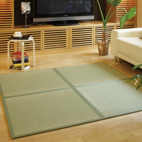 DIY Tatami Japanese Igusa Mattress Indigenous Unit MAT Traditional Asian Design Tatami Mat Flooring Panel Oriental Furniture Rug