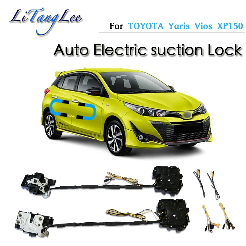 

For TOYOTA Yaris Vios XP150 Car Soft Close Door Latch Pass Lock Actuator Auto Electric Absorption Suction Silence Closer