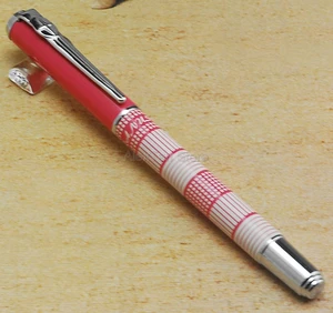 Перьевая ручка, розовый цвет, с рисунком в Шотландии, дополнительный тонкий наконечник
