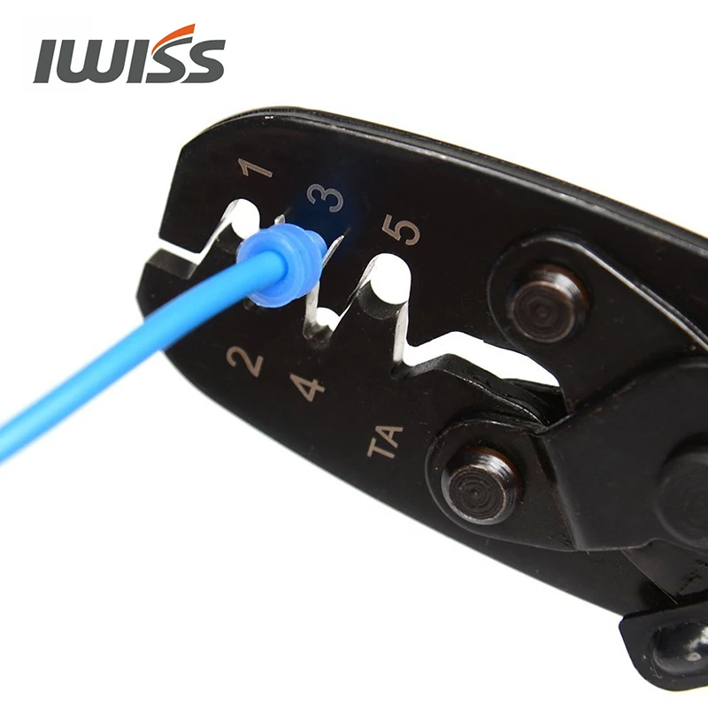 IWISS-IWS-1424B Weather Pack Crimper Tools, para crimpagem Delphi perfurado Weather Pack, terminais ou conectores Metri-Pack