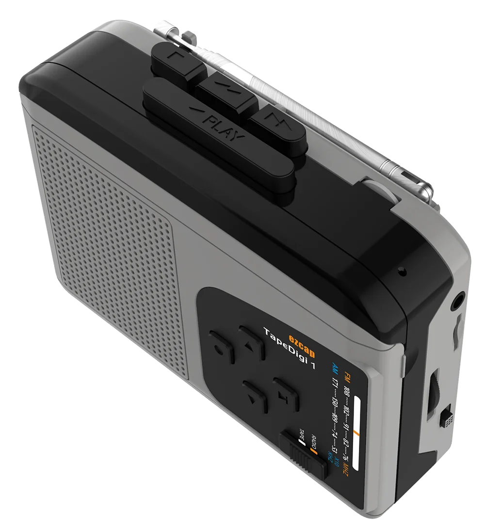 Портативный кассетный проигрыватель Y & H с AM/FM-радио, конвертер кассет в MP3, сохраненный на карту Micro SD, компьютер не нужен