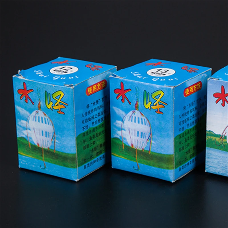1PCS Fishing Explosion Hook Set Outdoor Cage Basket Feeder Holder Fishhook Pesca Tool Tackle Carp Anzol Accessories