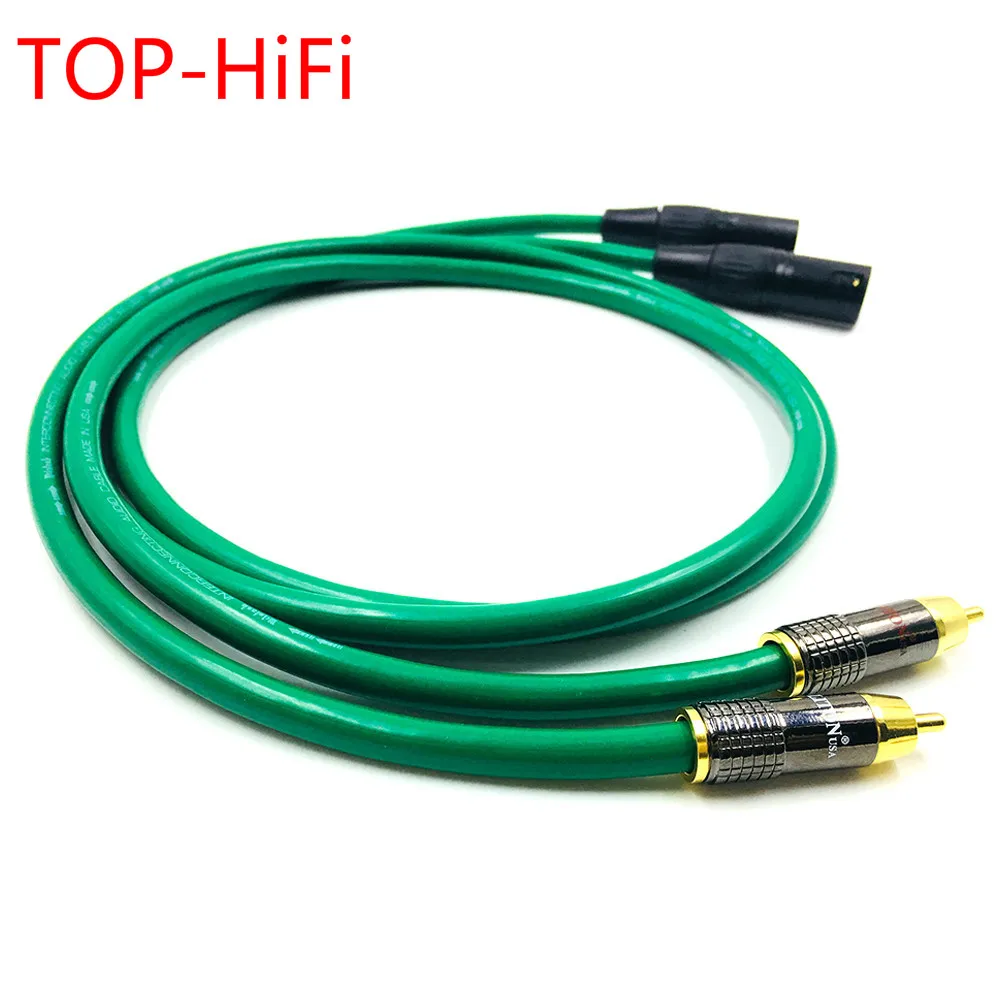 TOP-HiFi Pair Type-LITON RCA to XLR Balacned Audio Cable RCA Male to XLR Male Interconnect Cable with MCINTOSH USA-Cable