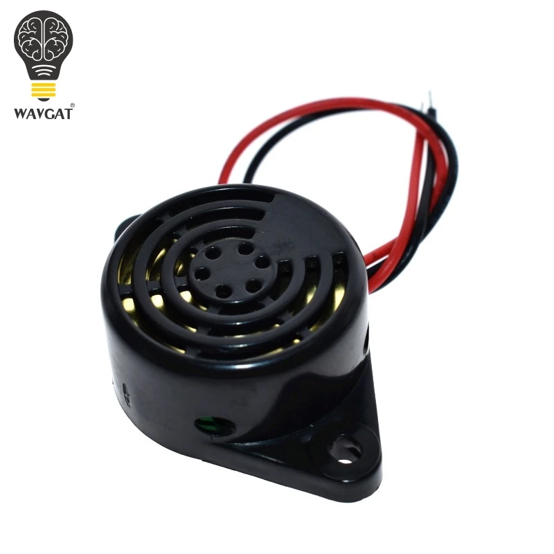 WAVGAT 95DB Alarm High-decibel DC 3-24V 12V Electronic Buzzer Beep Alarm Intermittent Continuous Beep for Arduino Car Van SFM-27 image 6
