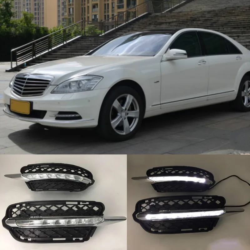 DRL Daytime Running Lamp For Mercedes-Benz S Class W221 S300 S350 S400 S500 2009-2013