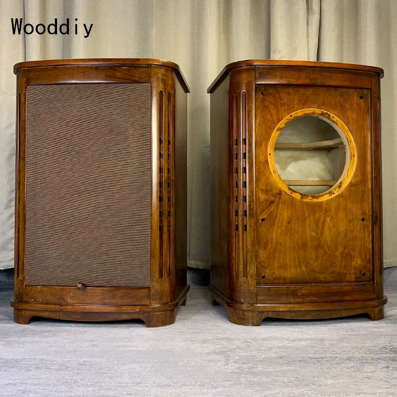 

Wooddiy 12 Inch One Pair Full-range Two-way Speaker Empty Cabinet Canterbury GR Birch Plywood