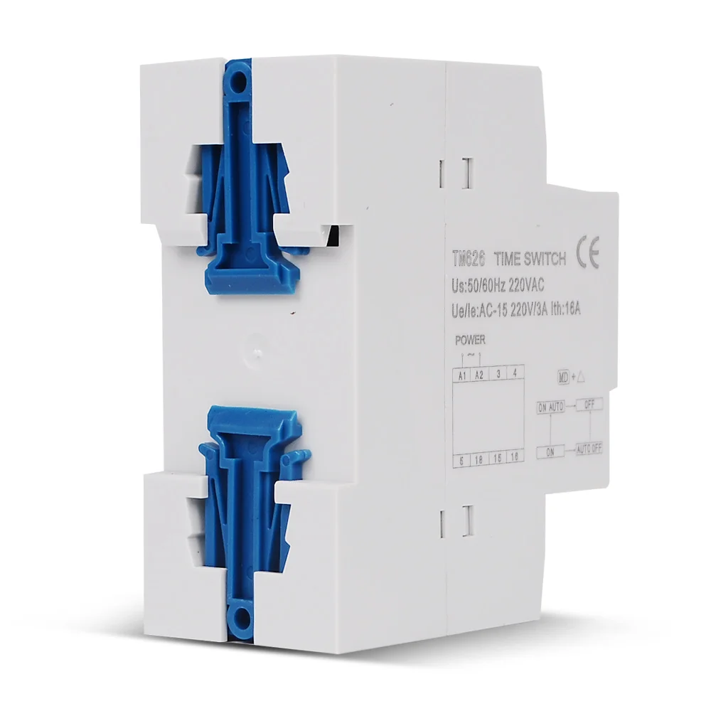 Two Groups Output Separate Control 7 Days Weekly Programmable 2 Channels Timer Switch Time Min. 1 Second Interval Clock Din Rail