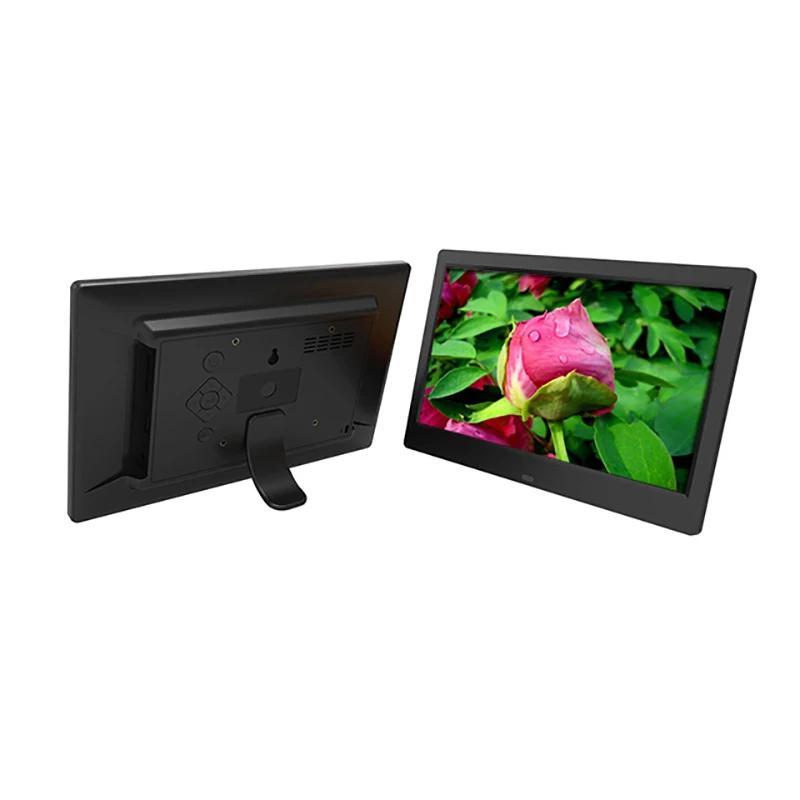 กรอบรูปดิจิทัลหน้าจอ LCD 10.1นิ้วเทคโนโลยีสูงพร้อมที่จับสำหรับการโฆษณา