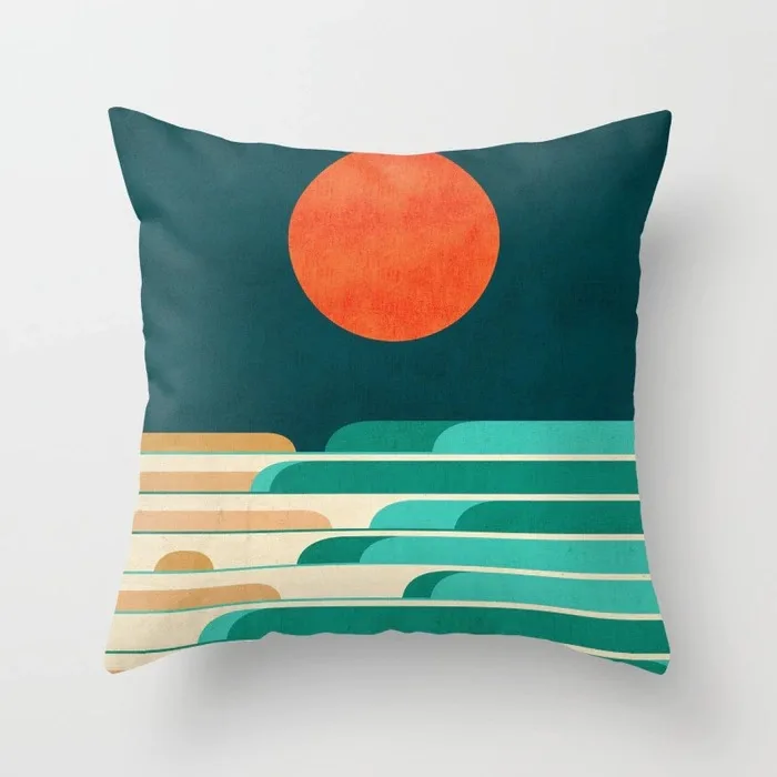 Creative Geometry Polyester Cushion Cover Modern Abstract Art Pillow Case Christmas Livingroom Sofa Bed Seats Decorative Pillows image 6
