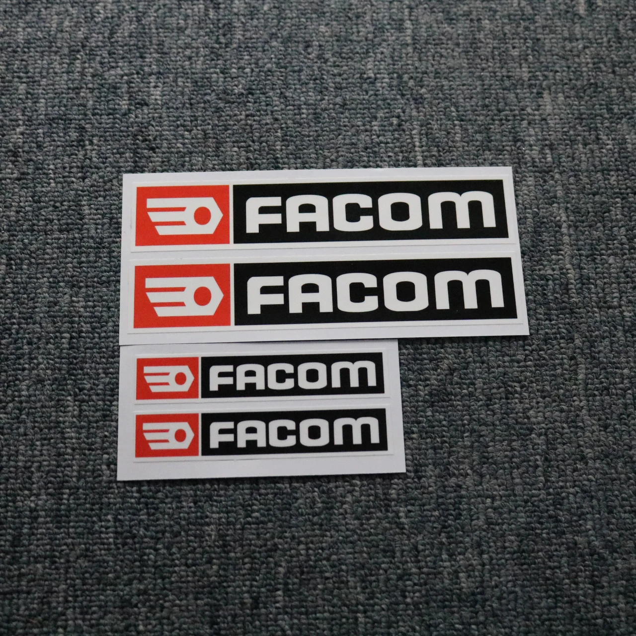 Kit of 2 For FACOM Stickers Printed On High Quality Vinyl For Car, Motorcycle or Various Surfaces  decorative decal sticker