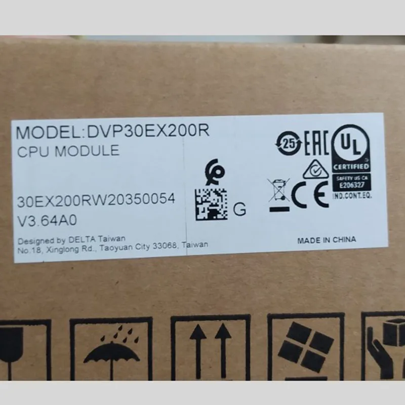 Delta PLC EX2 series DVP30EX200R Programming controller 16DI 3AI 10DO Relay 1AO 100-240VAC new in box