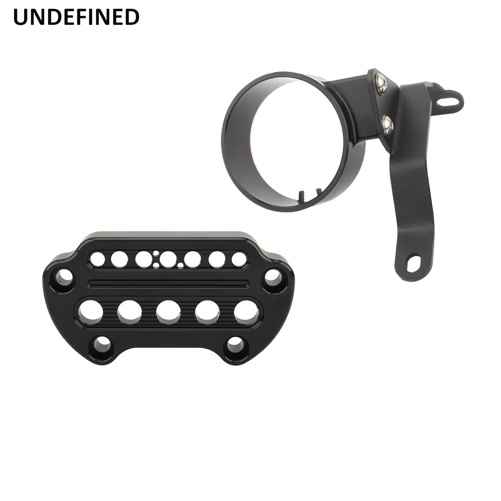 Motorcycle Instrument Speedometer Bracket Side Mount Relocation Cover W/Handlebar Top Clamp for Harley Sportster XL883 2004-2020