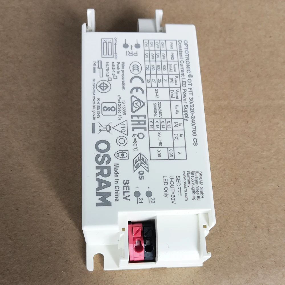 Imagem -03 - Ajuste 30 220240 700 cs Corrente Constante Led Fonte de Alimentação Led Driver 30w 60v ot