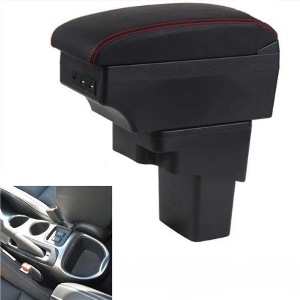 

For Infinit Juke ESQ Armrest Box Car Center Console Storage Space Case Elbow Rest with Cup Holder USB Interface