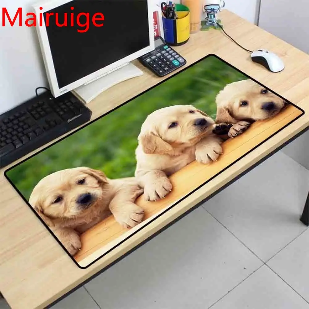 

Mairuige Mousepad Cute Dog Pattern Mouse Pad Game Console Accessories Computer Notebook Gaming Table Wireless Charging Mouse Pad