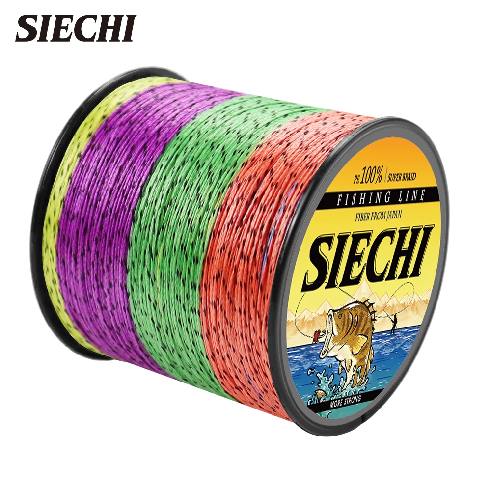 

SIECHI NEW 8 Strands Japan Super Strong PE Braided Fishing Line Multifilament Fishing Line 300 500 1000m Braid Thread 22LB-88LB