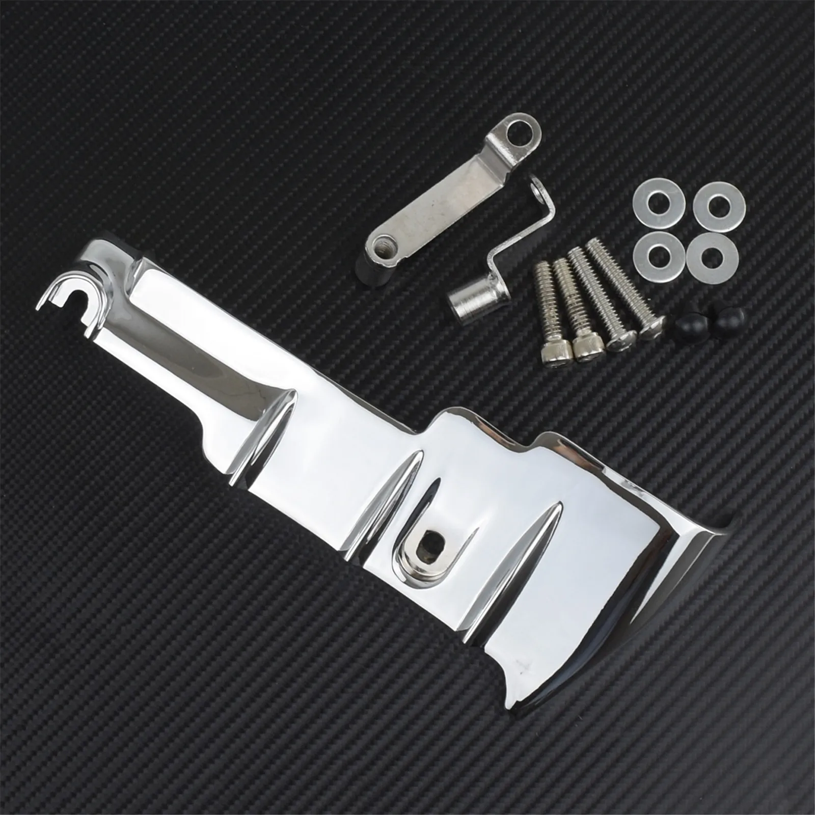 Motorcycle Rear Cylinder Base Cover Side Cover Starter Cover Chrome/ Black For Harley Touring Electra Road Glide FLHT FLHR Dyna