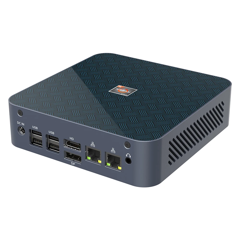 Imagem -03 - Topton S500 Mais Mini pc para Jogos Amd Zen3 Ryzen 5800h 5600h Ddr4 3200mhz Nvme Ssd 2.5g Lan Computador de Mesa Windows 11 Wifi6