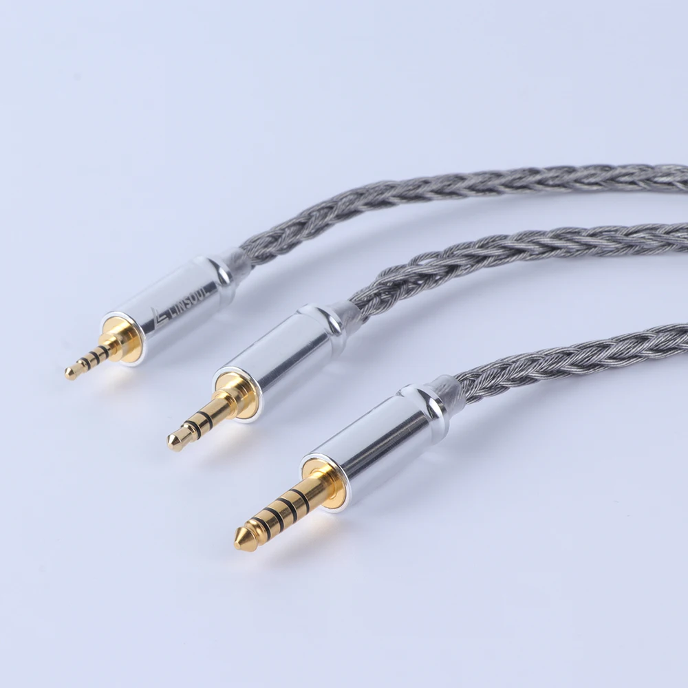 

Linsoul Nymph 8 Strands 5N OCC Silver-Plated Litz Upgraded Cable with Nano Technology Graphene Coating Replacement cable