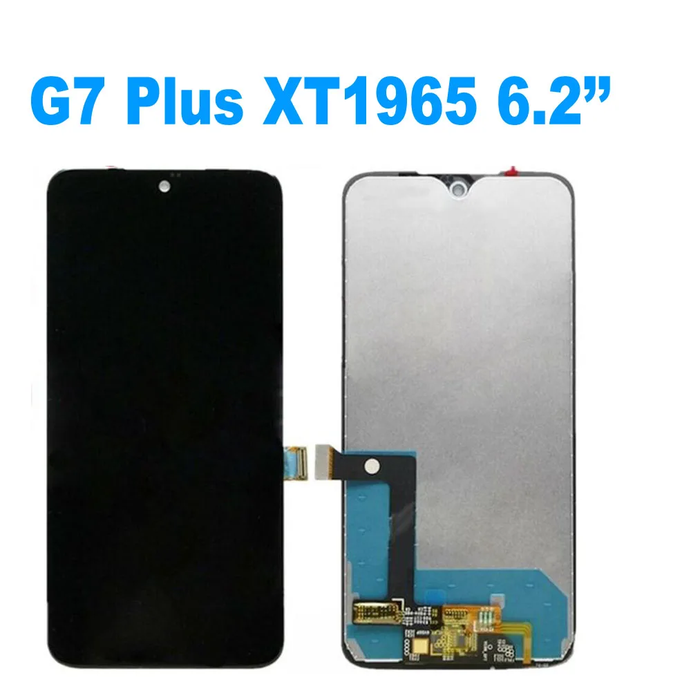 Original G7 XT1962 LCD For Moto G7 Power Display XT1955 LCD G7 Plus LCD Touch Screen Digitizer G7 Play LCD assambly  G7 LCD