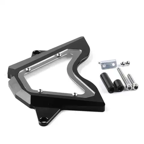 CNC 알루미늄 앞 좌측 스프로킷 체인 가드 엔진 커버 보호 Yamaha YZF R3 R25 MT 03 MT03 MT-03 2014 2015 2016