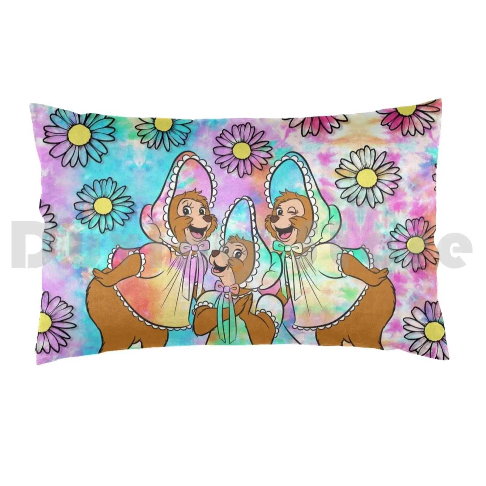 Tie Dye Sun Bonnets Pillow Case Printed 50x75 Countrybearjamboree Country Bear Jamboree Country Bear Country