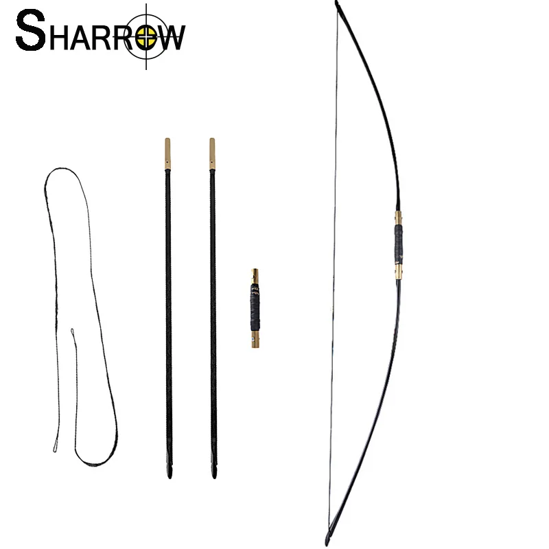 

Archery Recurve Bow 25-50lbsTraditional Long Bow 170cm Easy Carry Straight Pull Bow For Outdoor Hunting Shooting Accessories