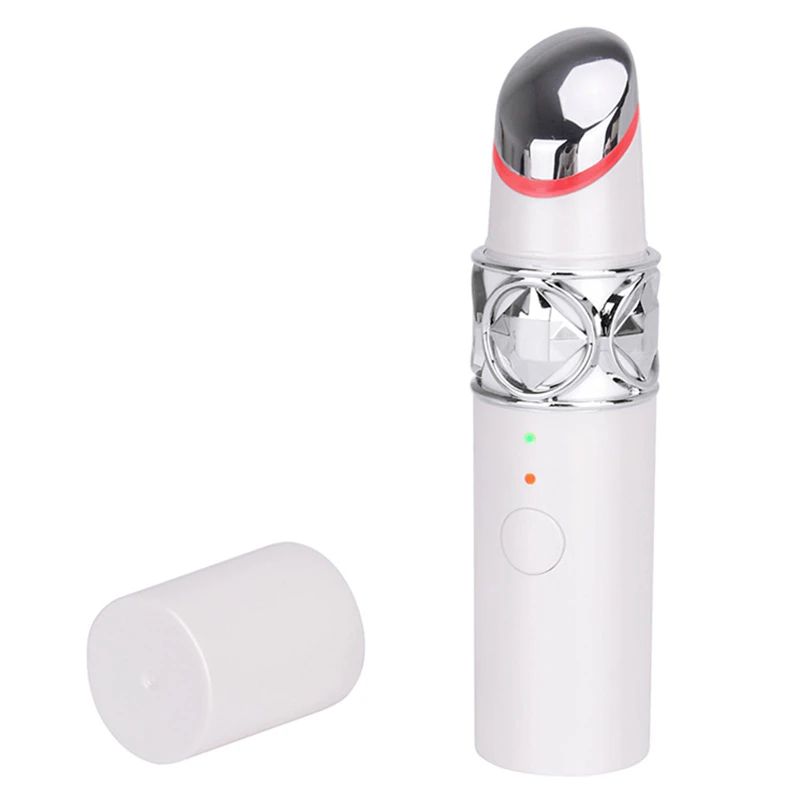 AOKO Portable Electric Eye & Lip Beauty Apparatus Anti Wrinkle Eye Massager Anti Aging Lip Care LED Photon Therapy Device USB