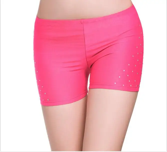 Pantalones cortos deportivos de cintura alta para mujer, Shorts deportivos elásticos para correr y gimnasio