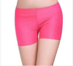 Women Casual Fitness Yoga Shorts High Waist Running Gym Stretch Sports Short Pants