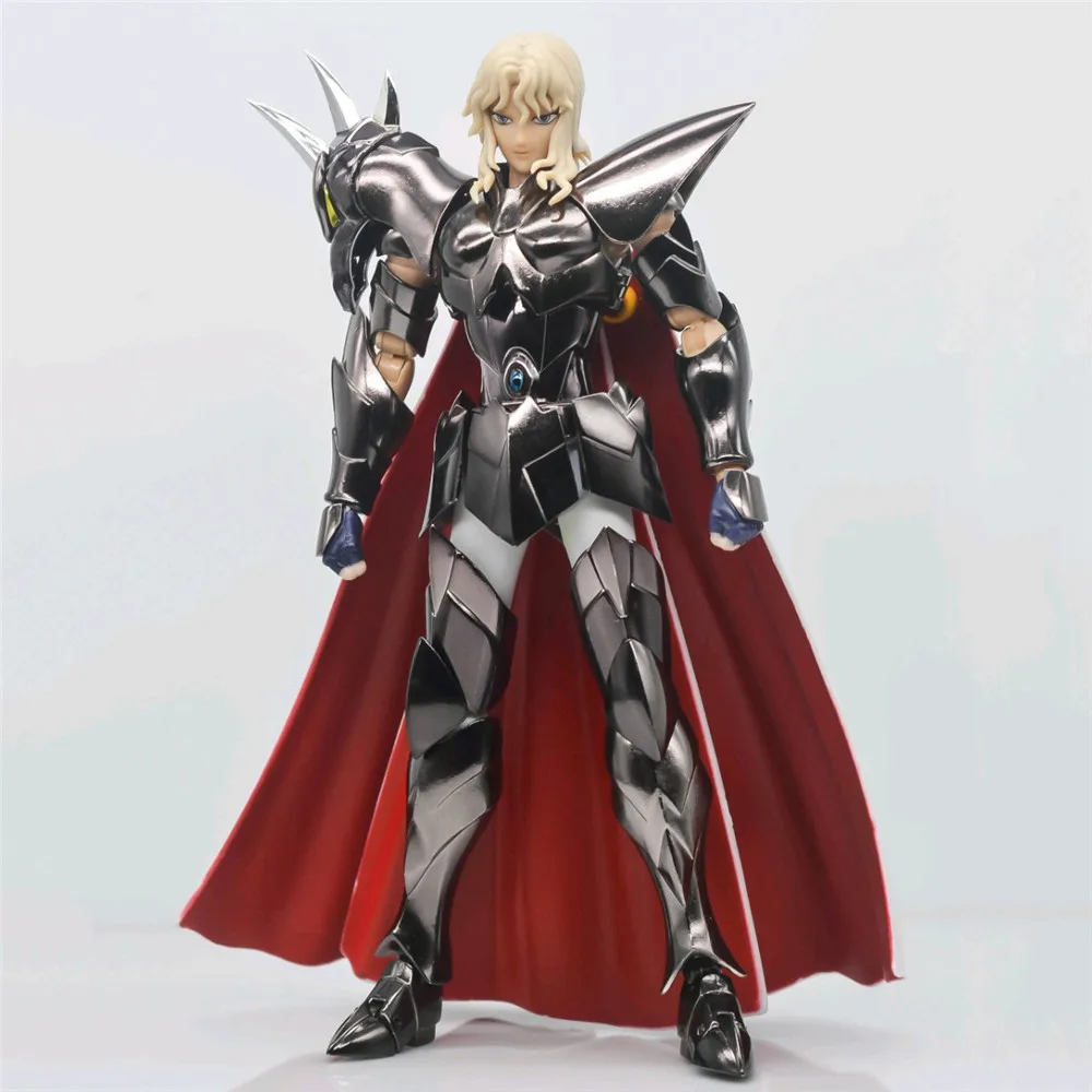 

In Stock Jmodel Saint Seiya Cloth Myth God Warrior EX 15th Black Duhbe Alpha Siegfried Metal Armor PVC Action Figures Model Toys