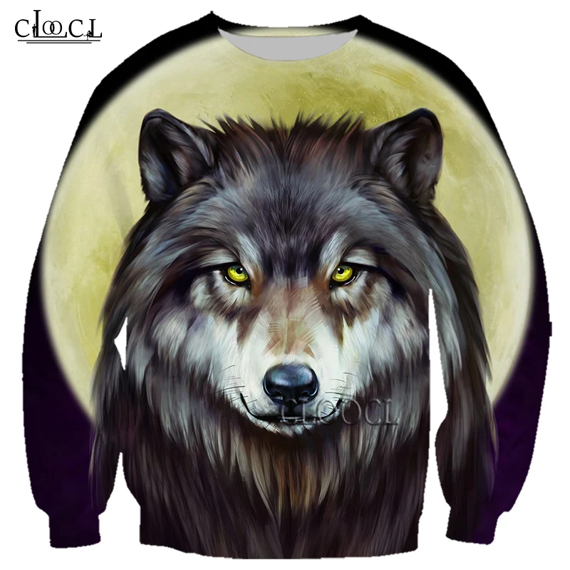 

HX Newest Animal Wolf 3D Printed Fashion Hoodie Men Hooded Sweatshirt Unisex Popular Zip Pullover Casual Jacket Drop Shipping