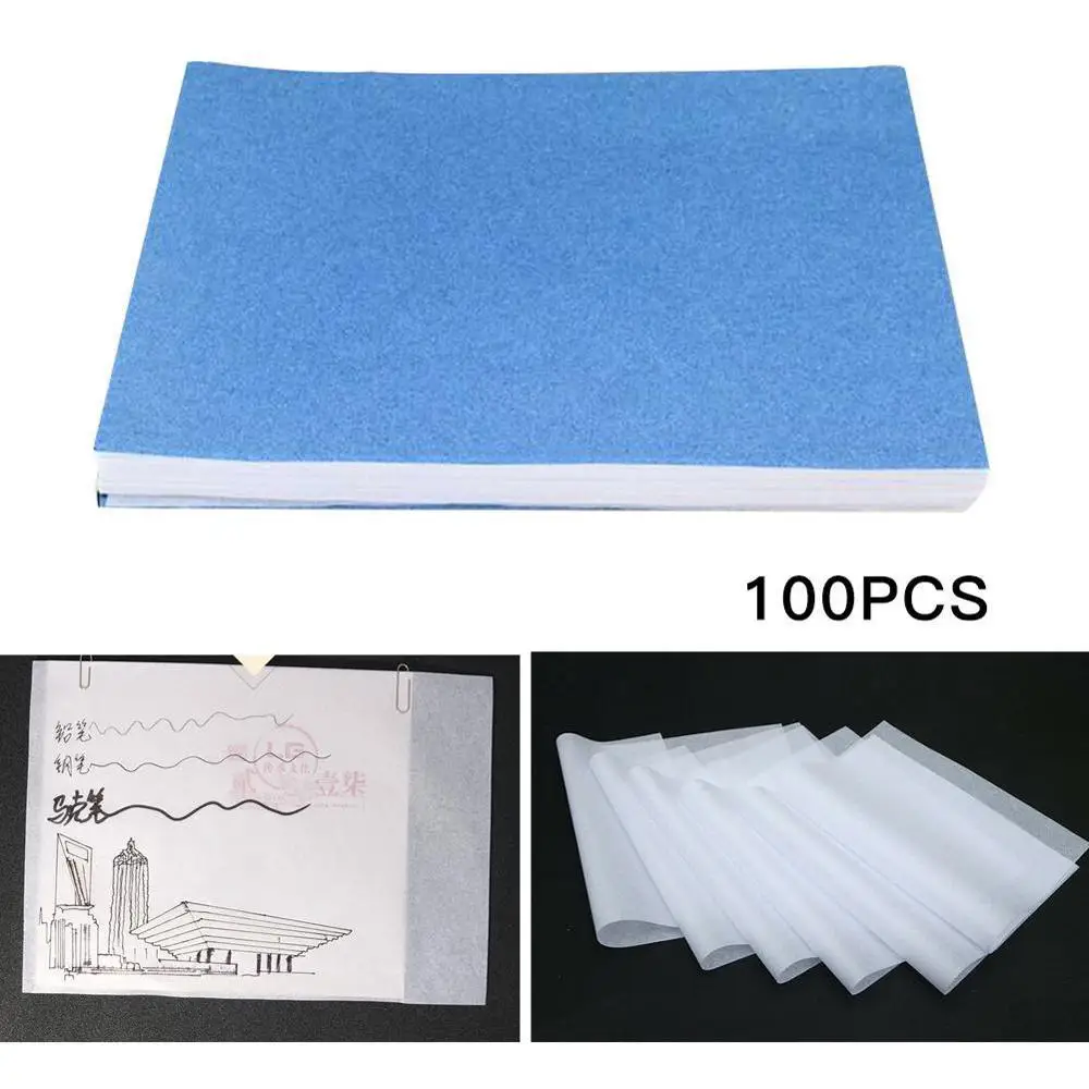 

100pcs/set Translucent Tracing Paper Calligraphy Craft Writing Copying Drawing Sheet Paper For Tracing Scrapbooking