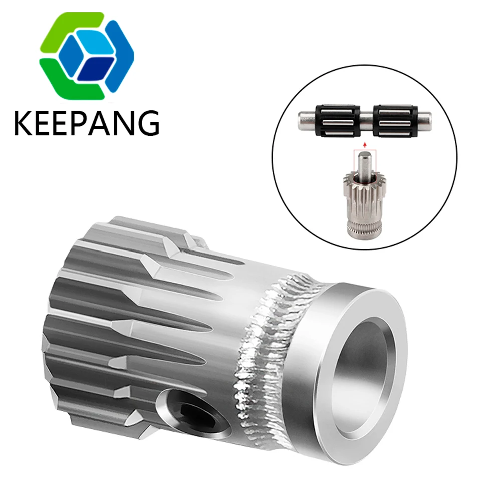 Dual Drive Gears Kit For Bowden Direct Extruder 1.75mm for Ender3 CR10 MK8 3D Printers Parts 3:1 Speed Rate