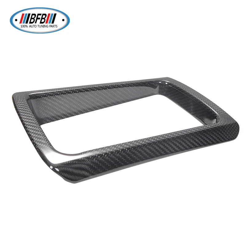 For F82 M4 Carbon Fiber Rear Center Console Storage Trim Cover 2015up