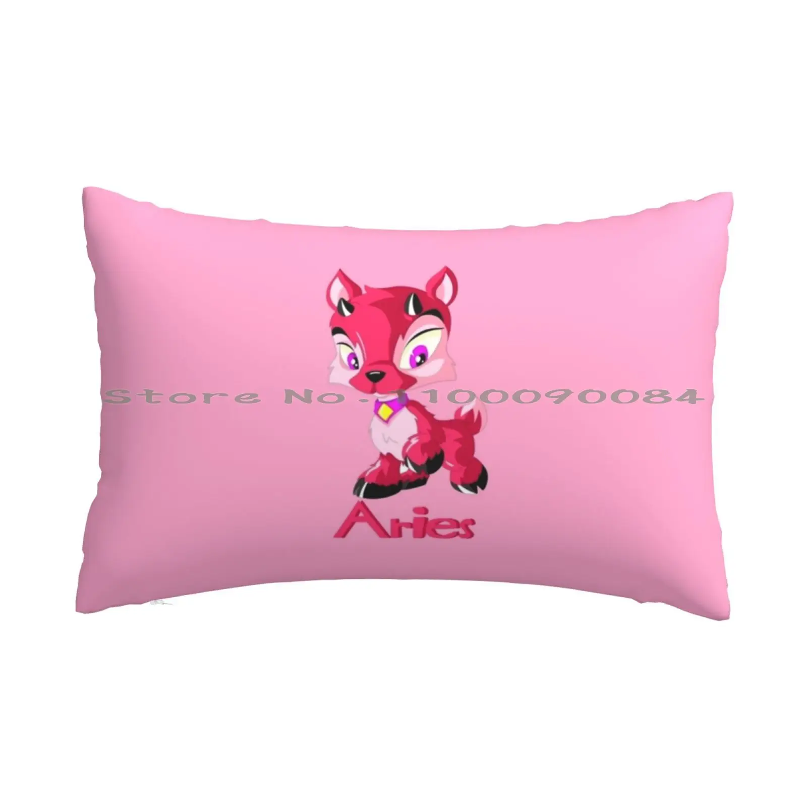 Neopets Aries Ixi Pillow Case 20x30 50*75 Sofa Bedroom Bull And Terrier Love Bull Terriers Bull Terrier Dogs Bull Terrier Mom