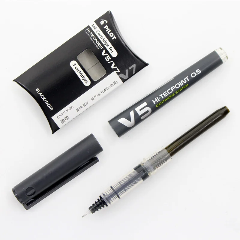 Imagem -04 - Canetas de Gel Piloto Bxc-v5 Tinta Substituível Sac v5 Versão Atualizada Grande-capacidade Estudante Escritório Assinatura Caneta Esferográfica 0.5 mm 3