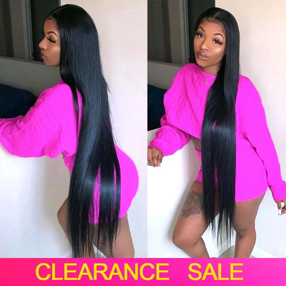 13x4 Lace Front Human Hair Wig Straight Human Hair 5x5 Lace Closure Wig Brazilian Remy Hair Lace Front Wigs For Black Women