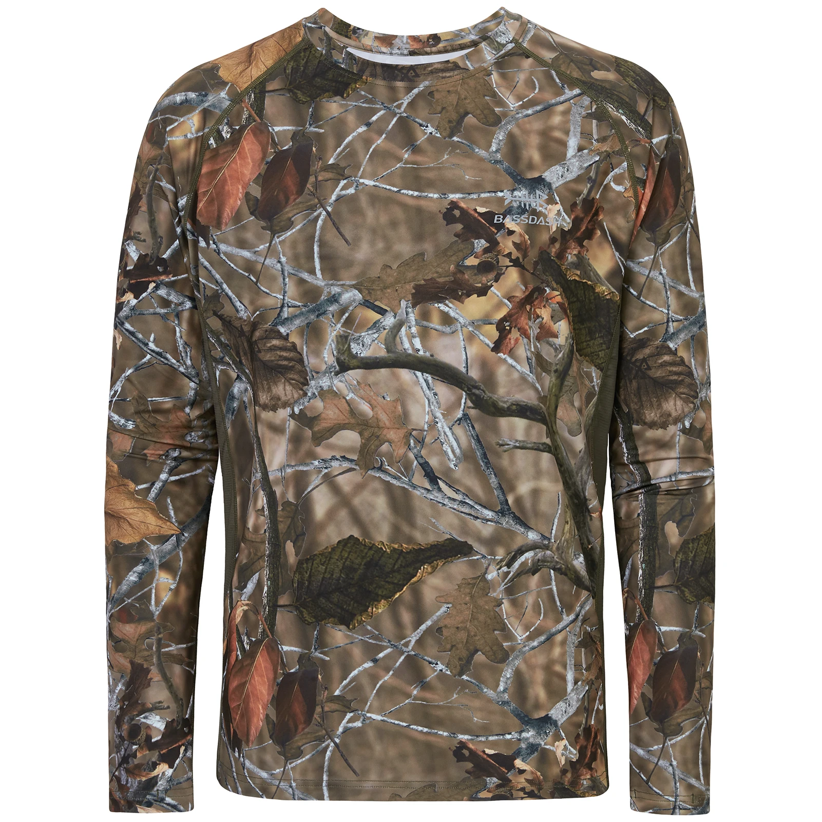 Bassdash FS13M Men\'s Hunting Camo Performance Long Sleeve Shirt Fishing UPF50+