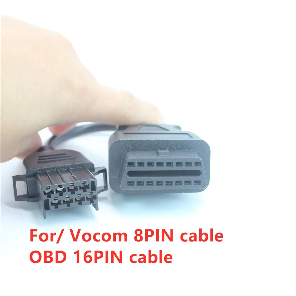 

Acheheng Truck Diagnostic tool cable For VOCOM 88890305 Vocom 8PIN TO OBD 16PIN Connector Cable