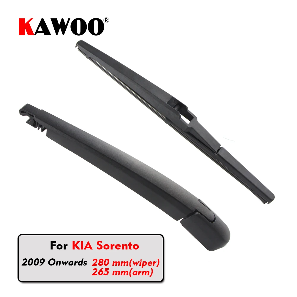 

KAWOO Car Rear Wiper Blade Blades Back Window Wipers Arm For KIA Sorento Hatchback (2009 Onwards) 280mm Auto Windscreen Blade