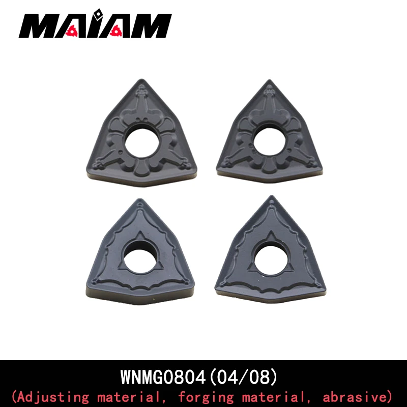 WNMG080404 WNMG080408 PM TM pattern insert WNMG0804 Peach insert Double-sided MWLNR K08 H08 M08 turning tool lever holder insert