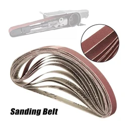 10PCS 330*10mm 40/60/80/100/120 Grit Abrasive Sanding Belts Sander Grinding Polishing Tools