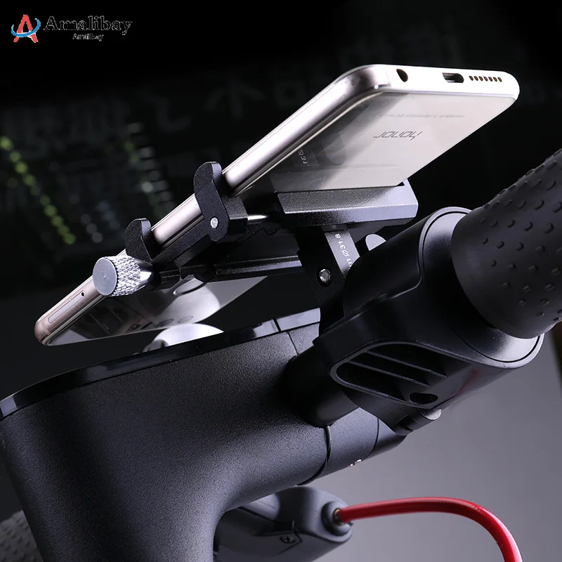 الكهربائية سكوتر الهاتف حامل حامل ل Xiaomi M365 M187 برو الدراجة ركوب المقود قوس رف M365 سكوتر الاكسسوارات