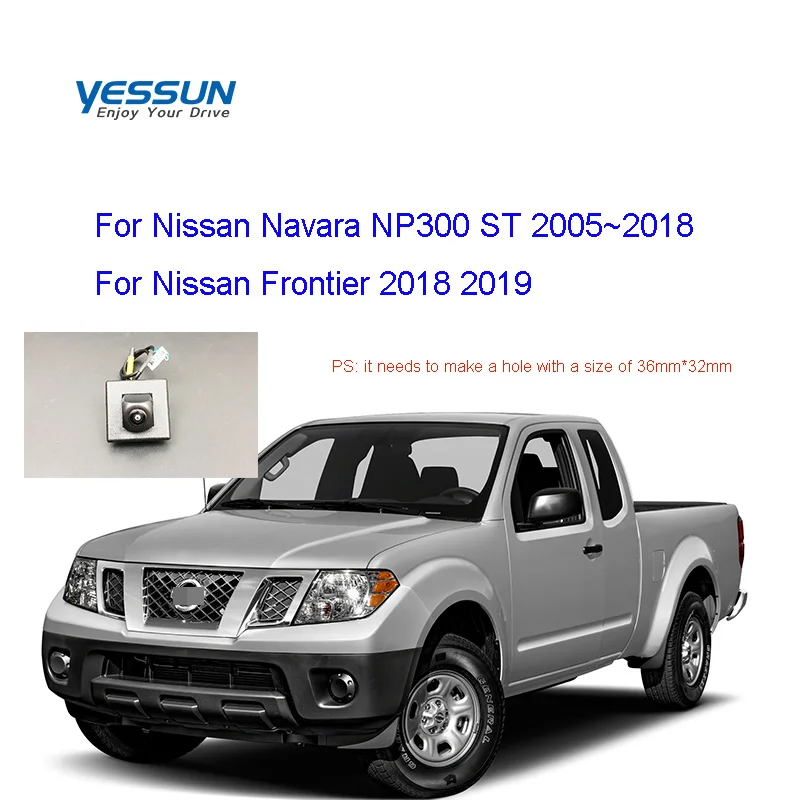 

Камера заднего вида CVBS/ AHD для Nissan Navara NP300 ST 2005 ~ 2018/Nissan Frontier 2018 2019 CCD, резервная камера заднего вида