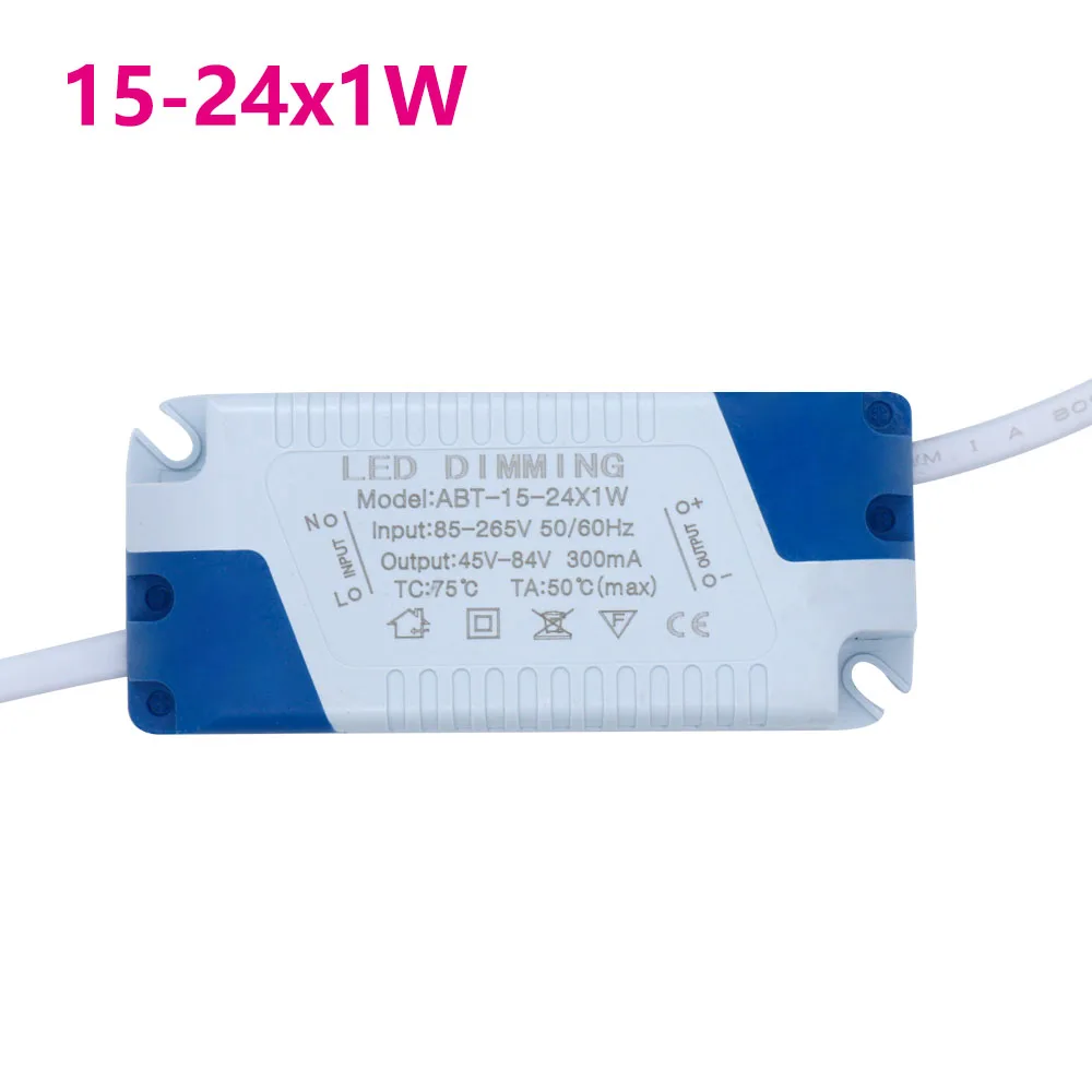 Imagem -02 - Led Driver para Dimmable Power Supply Controle de Tensão Atual Constante Transformadores de Iluminação para Leds ac 220240v 1-24w